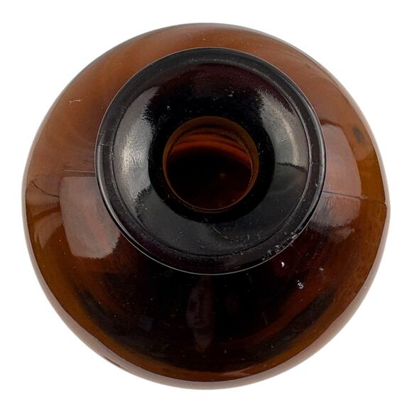 Vintage/ Antique Amber Glass Apothecary Bottle Cork Stopper, Pharmacy, Large 13” - Picture 3 of 12